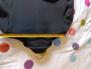 Abrigo paño Zara negro