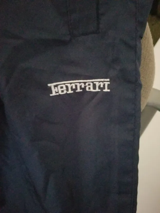 Pantalón vintage Ferrari azul