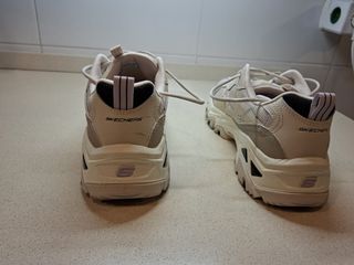 Zapatillas Skechers D'Lites Beige/Gris