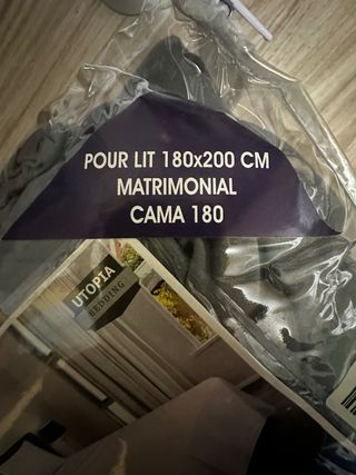 Juego Sábanas King Size Gris Microfibra