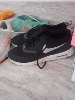 Botines Nike Negro/Blanco