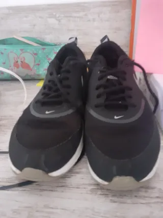 Botines Nike Negro/Blanco