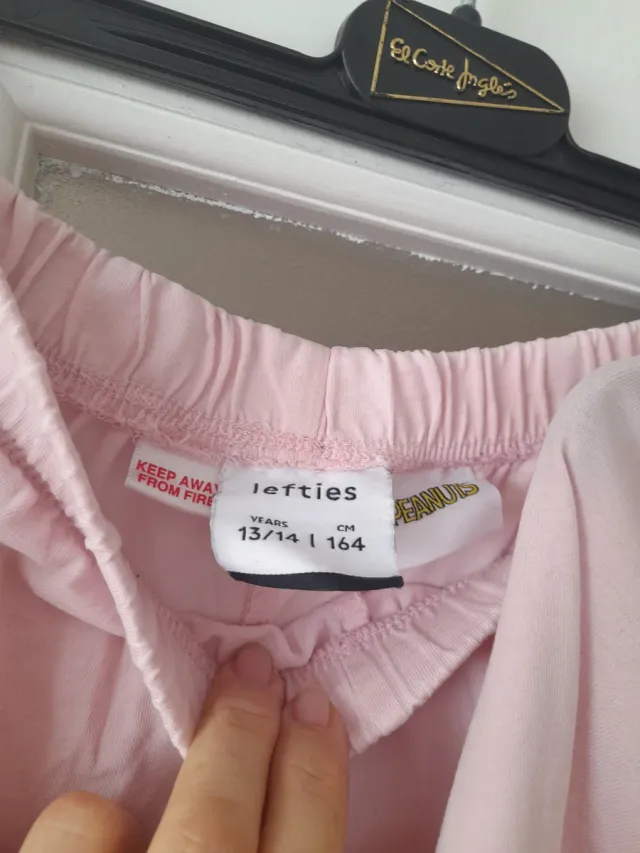 Pijama Snoopy Talla 13-14 años