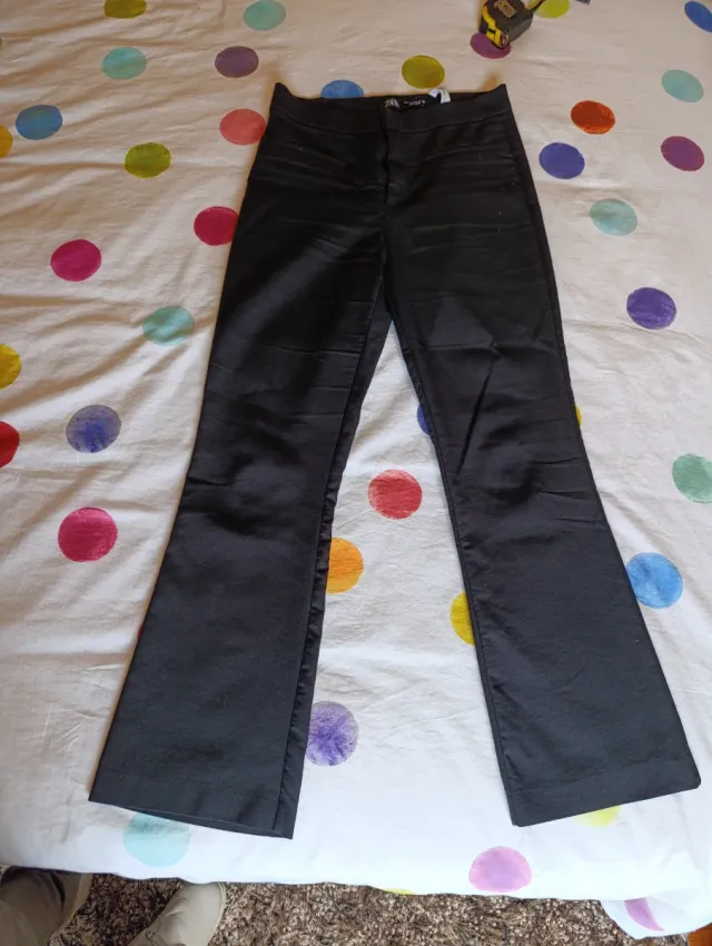 Pareja de pantalones Zara blanco y negro