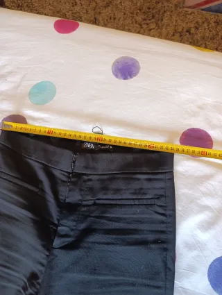 Pareja de pantalones Zara blanco y negro