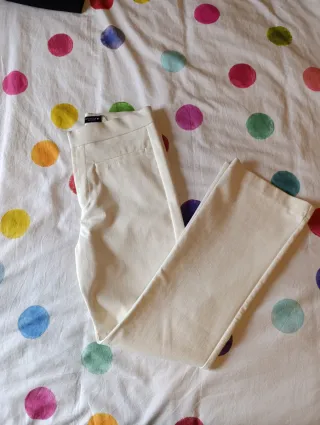 Pareja de pantalones Zara blanco y negro