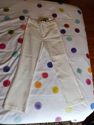 Pareja de pantalones Zara blanco y negro