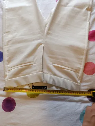 Pareja de pantalones Zara blanco y negro