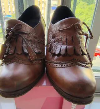 Zapatos Fuchos mujer piel marrones