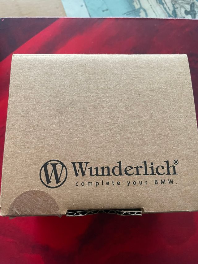 adaptador wunderlich  soporte movil BMW R1200RT