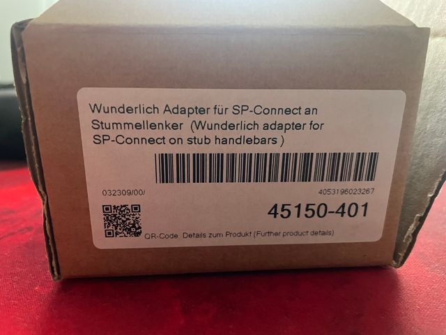 adaptador wunderlich  soporte movil BMW R1200RT