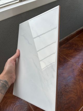 Azulejos blancos para baño