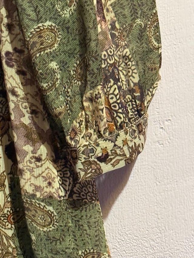 Vestido estampado Zara