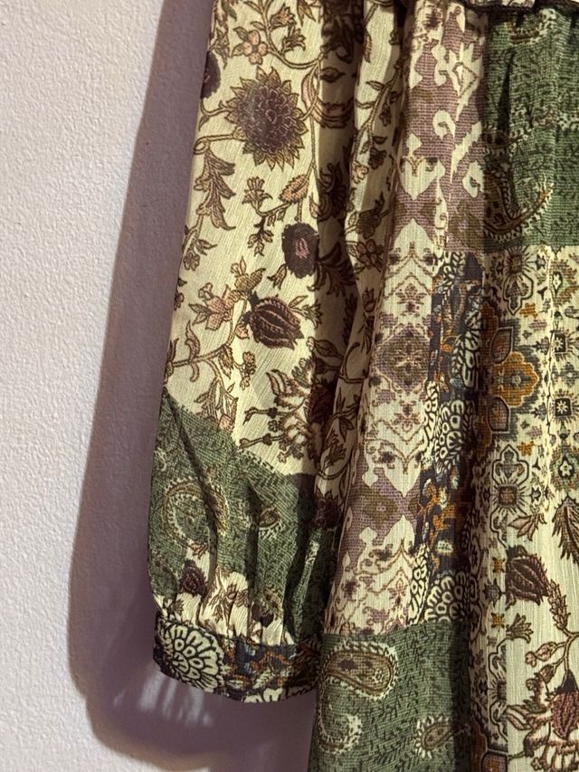 Vestido estampado Zara