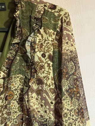 Vestido estampado Zara