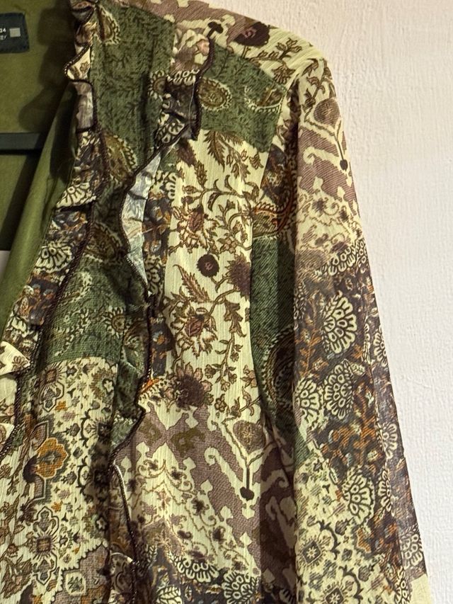 Vestido estampado Zara