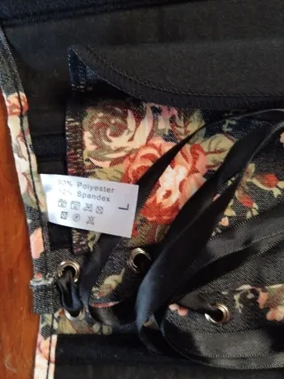 Corsé floral chica talla única