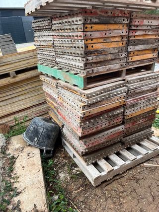 Chapas de pilar para encofrado