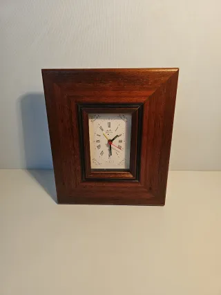 Orologio da tavolo legno massello classico sveglia