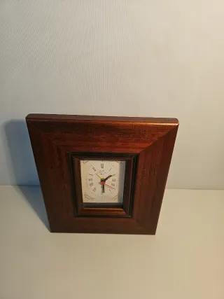 Orologio da tavolo legno massello classico sveglia