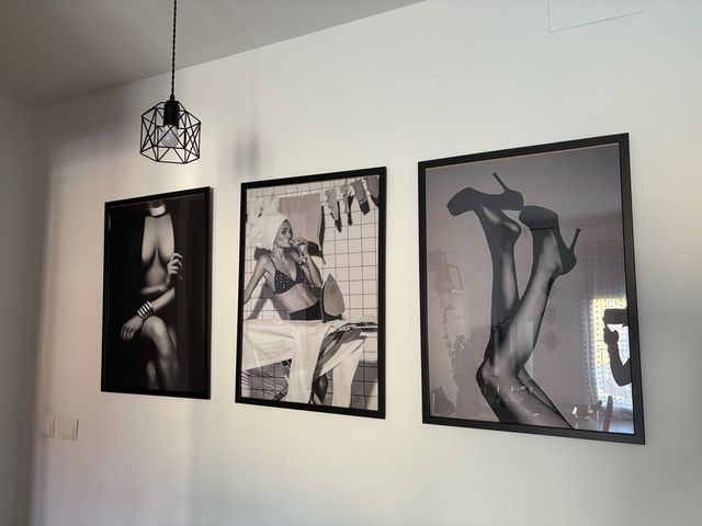 Láminas decorativas enmarcadas