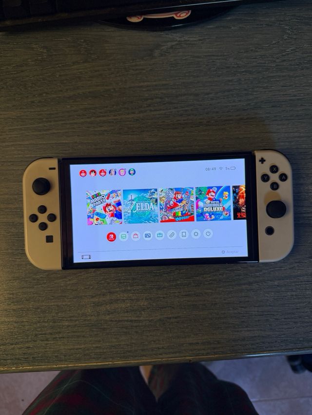 Nintendo Switch OLED Blanca