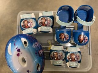 Patines y protecciones Frozen Talla 23-27