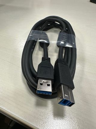Cable USB 3.0 Impresora/Monitor Negro