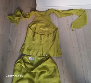 Conjunto Top y Pantalón Verde Pistacho