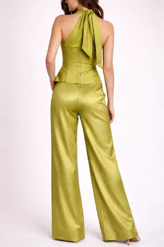 Conjunto Top y Pantalón Verde Pistacho