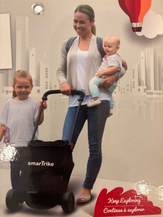 Triciclo paseo bebé Smartrike rojo