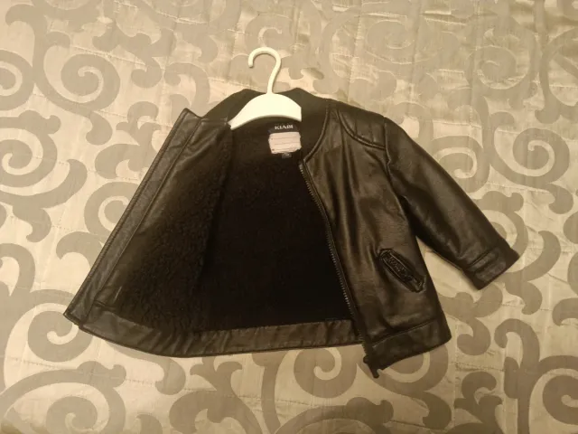 Giubbino in ecopelle foderato 18 mesi