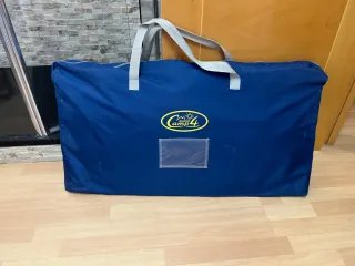 Mesa Cocina Camping Plegable Azul