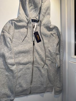 Sudadera Polo Ralph Lauren Gris Cremallera