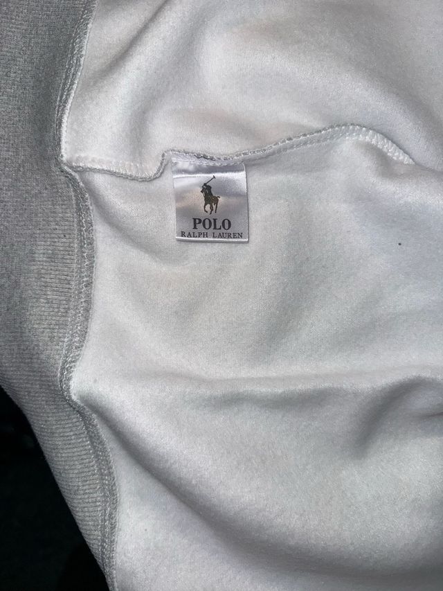 Sudadera Polo Ralph Lauren Gris Cremallera