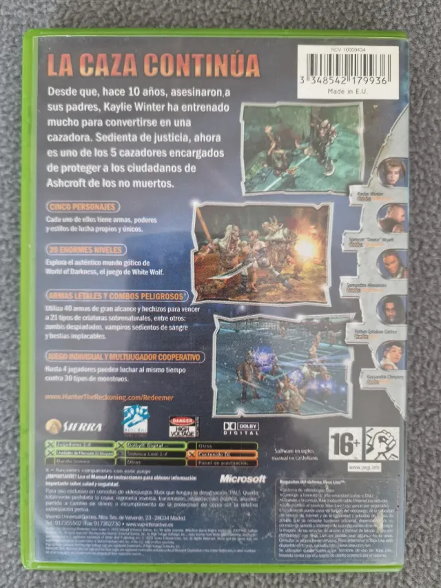 Hunter The Reckoning Redeemer per Xbox