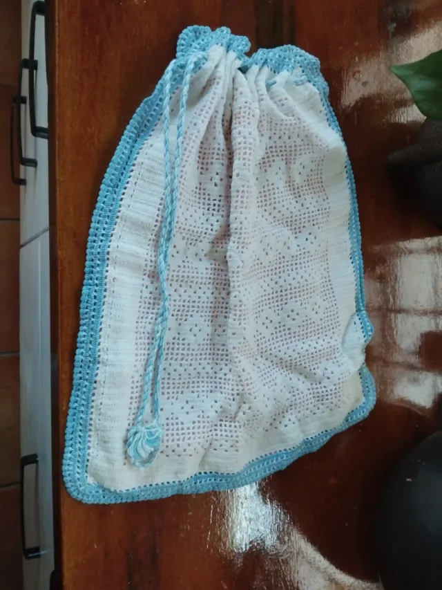 Bolsa de tela tejida para pan