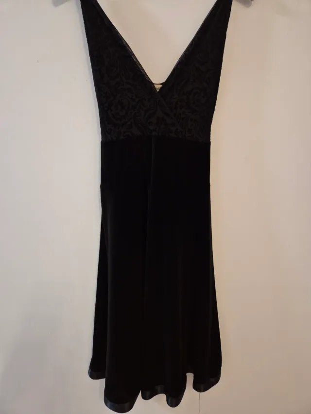 Vestido Terciopelo Negro
