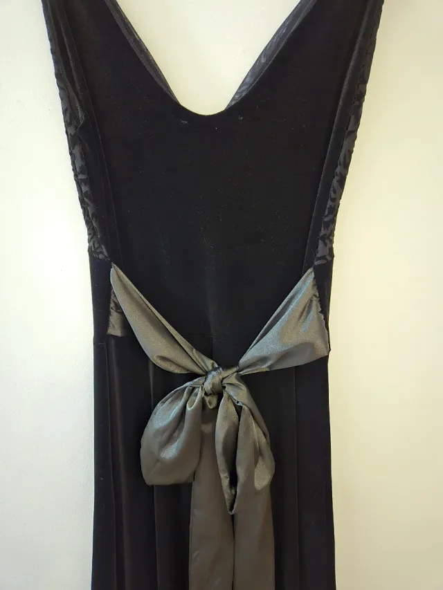 Vestido Terciopelo Negro