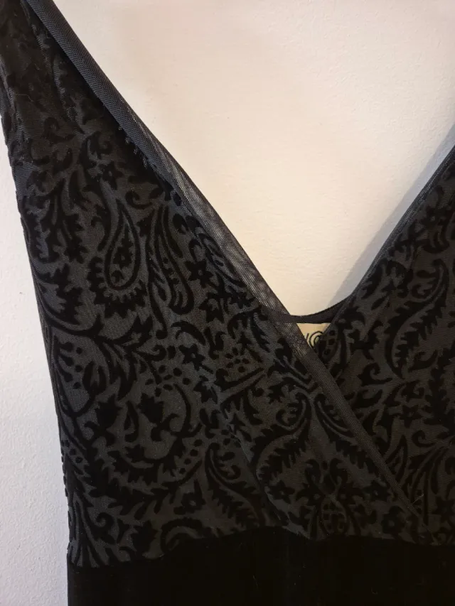 Vestido Terciopelo Negro