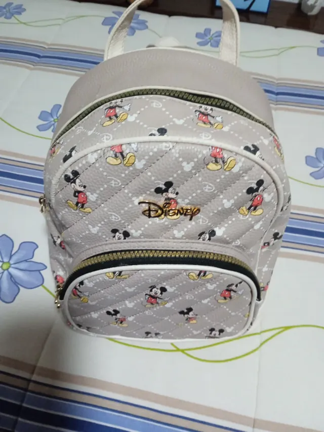 Mochila Disney Beige y Gris
