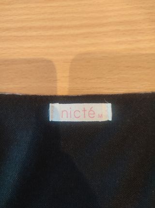 Blusa Nicté estampada blanca y negra – Talla M