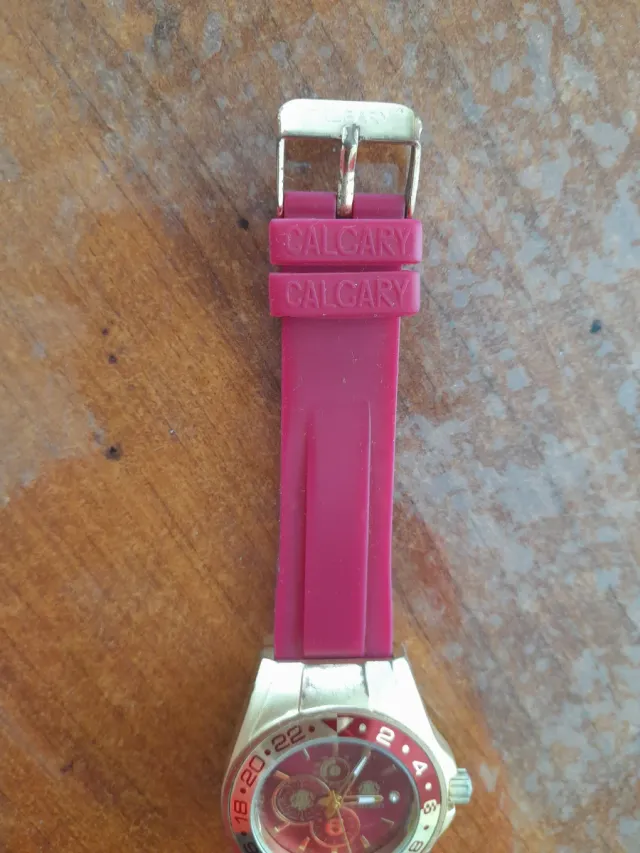 Reloj Calgari Rosa y Dorado