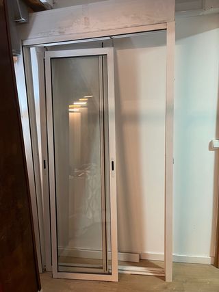 Ventana Balconera con Persiana 1.20x2.20