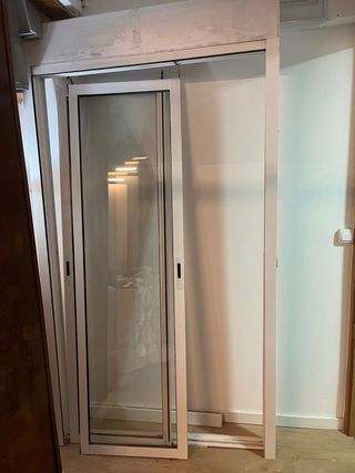 Ventana Balconera con Persiana 1.20x2.20