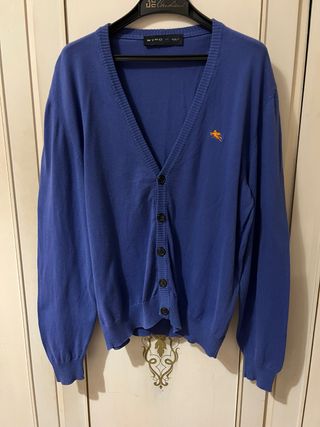Cardigan Etro blu taglia M 100% cotone