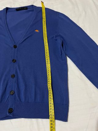 Cardigan Etro blu taglia M 100% cotone