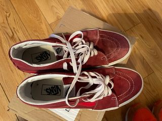 Zapatillas Vans Altas Rojas