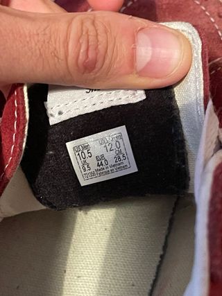 Zapatillas Vans Altas Rojas