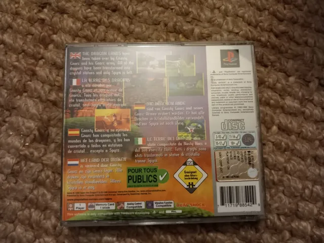 Spyro the Dragon per PlayStation 1 (PAL)